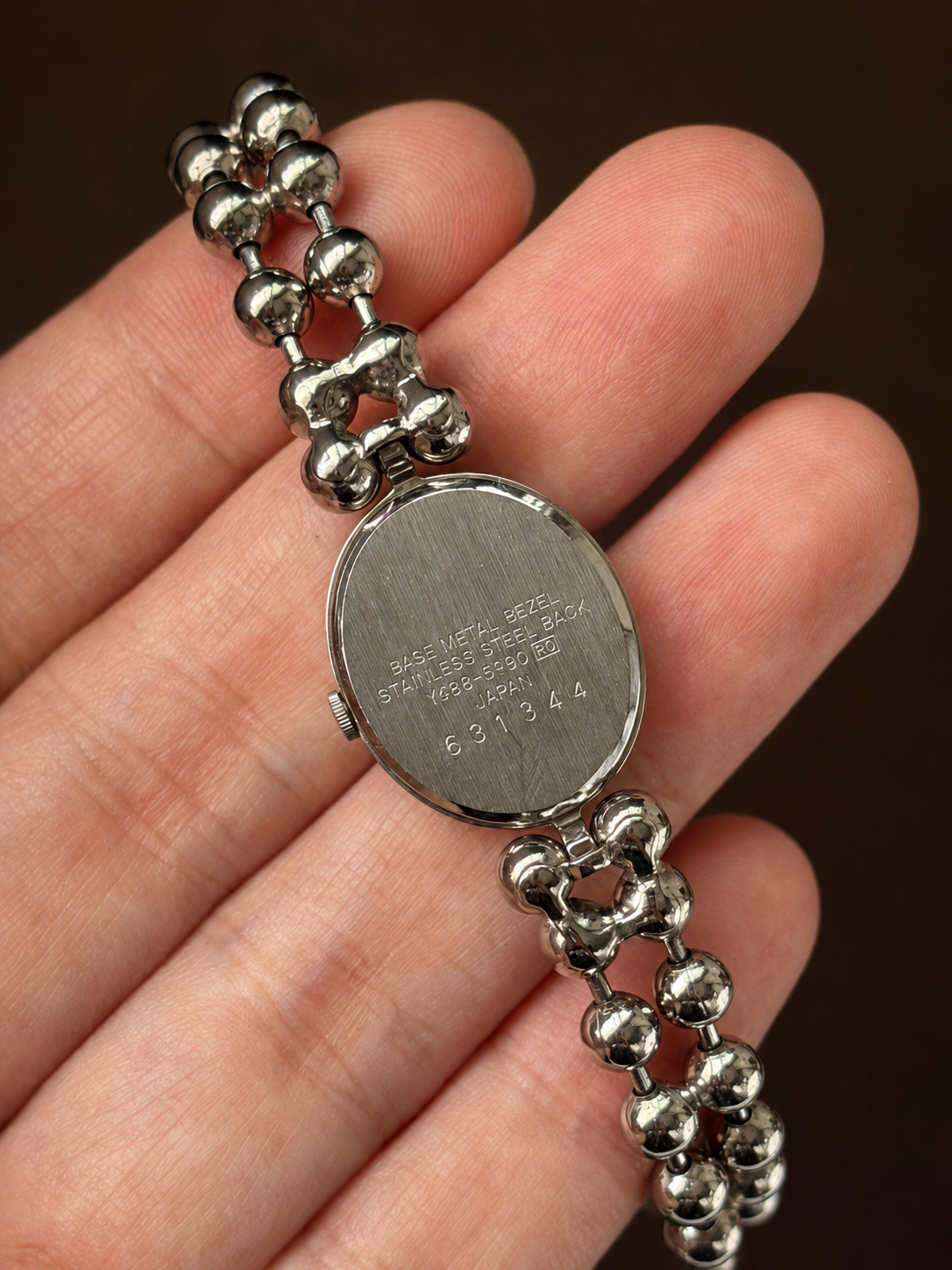 Vintage Alba petite ball-chain bracelet quartz watch, additional view 3