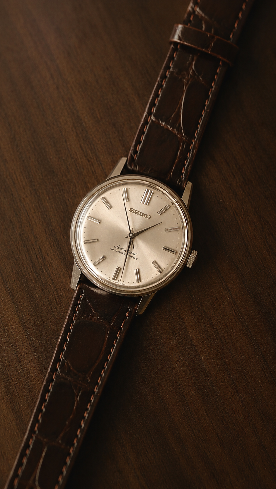 1965 Seiko Lord Marvel 5740-0010 mechanical watch detail view product image 5