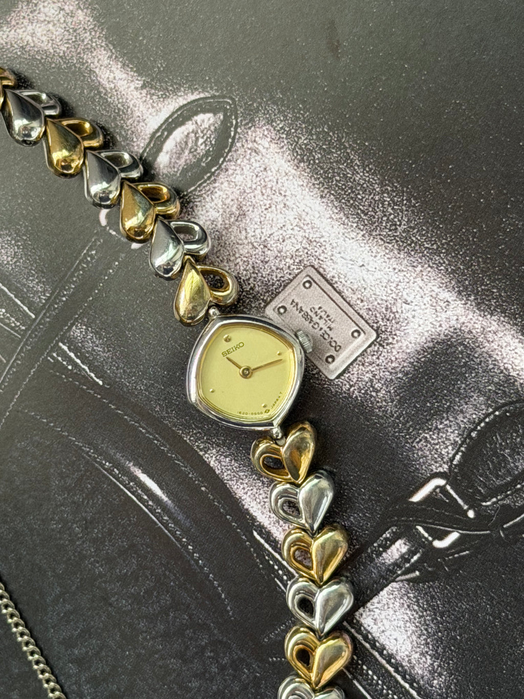 Seiko Vintage Two-Tone Heart Link Watch