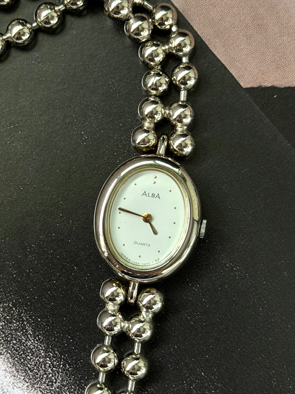 Alba Petite Ball Chain Bracelet Watch