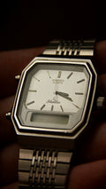 RARE Seiko Silverwave Analog & Digital Quartz Vintage Watch