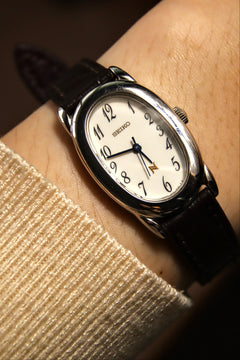 Seiko Baignoire Noie Oval Quartz 1F21-5B70 thumbnail 1