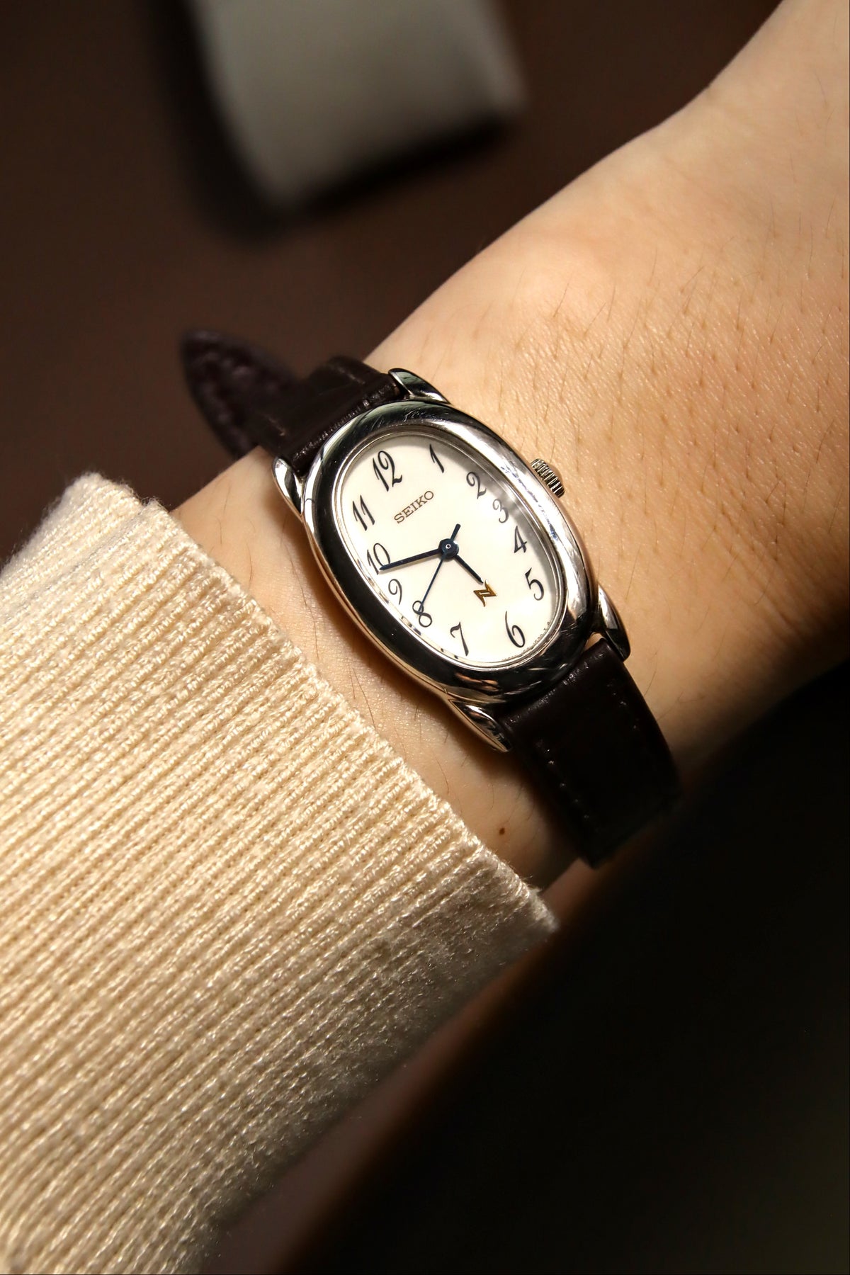 Seiko Baignoire Noie Oval Quartz 1F21-5B70 product image 3