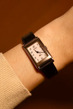 Seiko Noie 4N21-5250 vintage rectangular watch close-up thumbnail 6