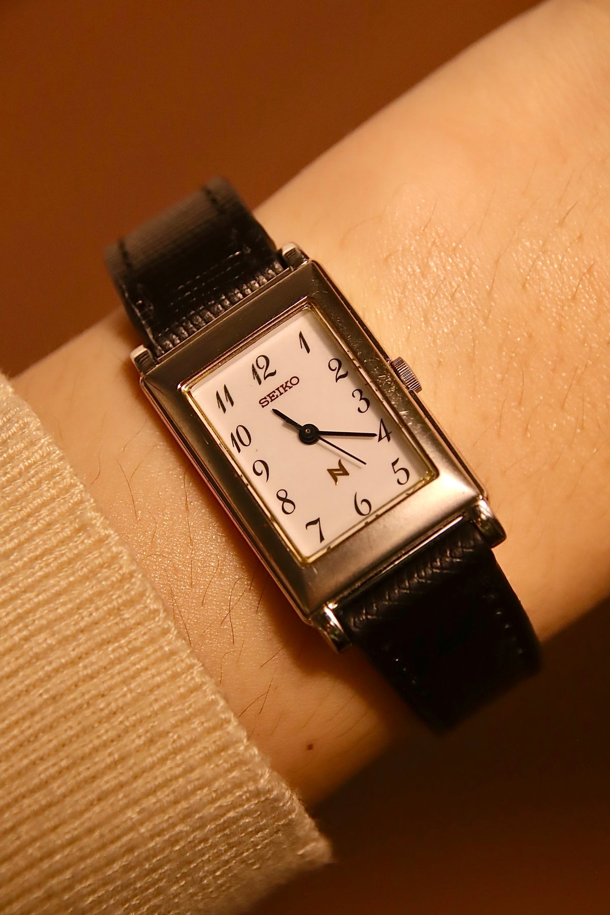Seiko Noie 4N21-5250 vintage dress watch case detail product image 8