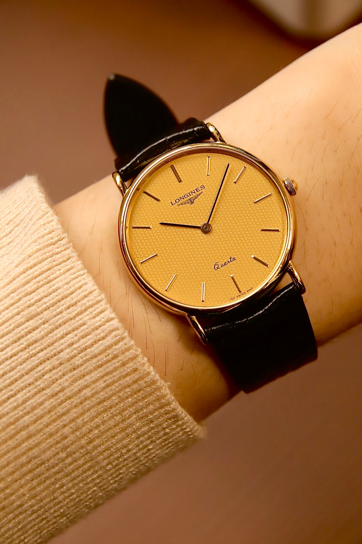 Longines Presence 6799-150 vintage gold-plated quartz watch product image 1