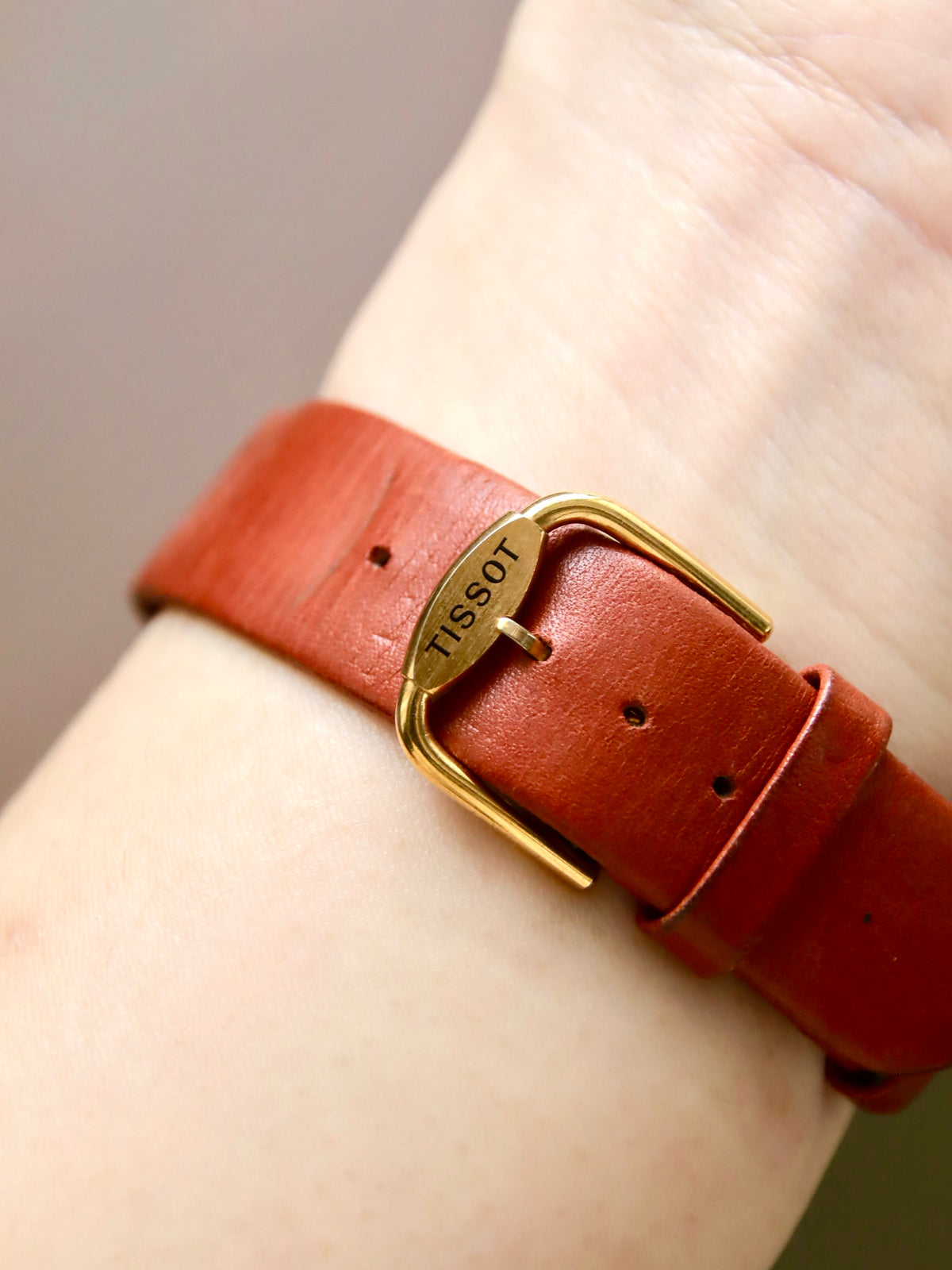 Vintage Tissot W150 1980s WoodWatch Quartz product image 5