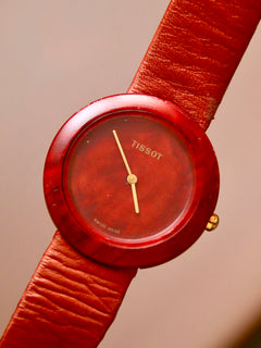 Vintage Tissot W150 1980s WoodWatch Quartz thumbnail 3