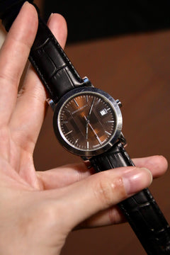 Burberry The City Smoked Check Dial Quartz Watch Ref. BU1775 thumbnail 5