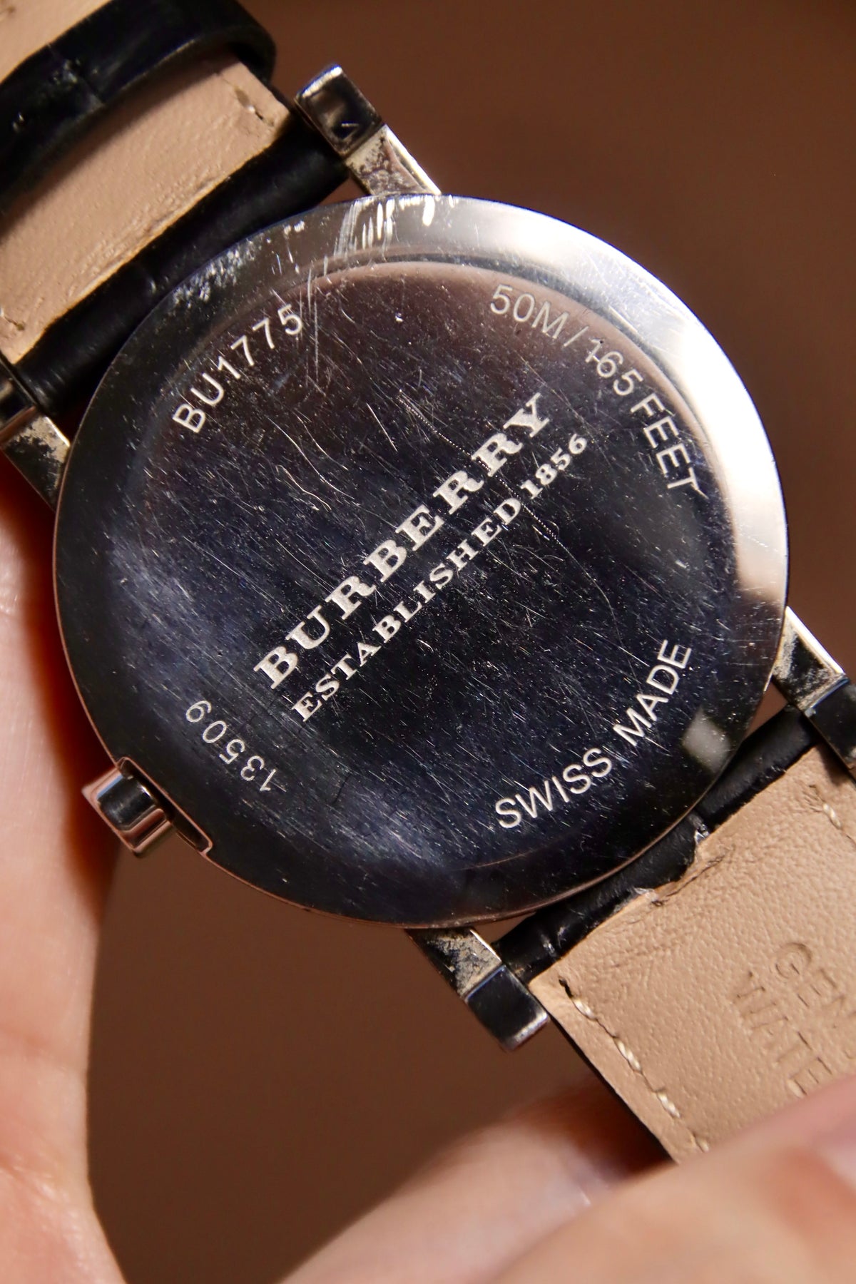 Burberry The City Smoked Check Dial Quartz Watch Ref. BU1775 product image 2