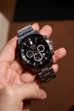 Seiko 4T53-00A0 Chronograph 100M Black Dial Quartz Watch thumbnail 2