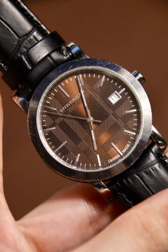 Burberry The City Smoked Check Dial Quartz Watch Ref. BU1775 thumbnail 3