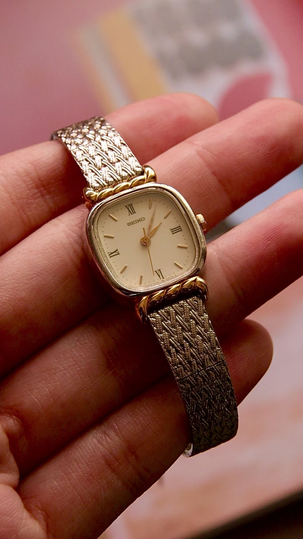 Hamilton Art Deco Quartz Women's Watch In Gold